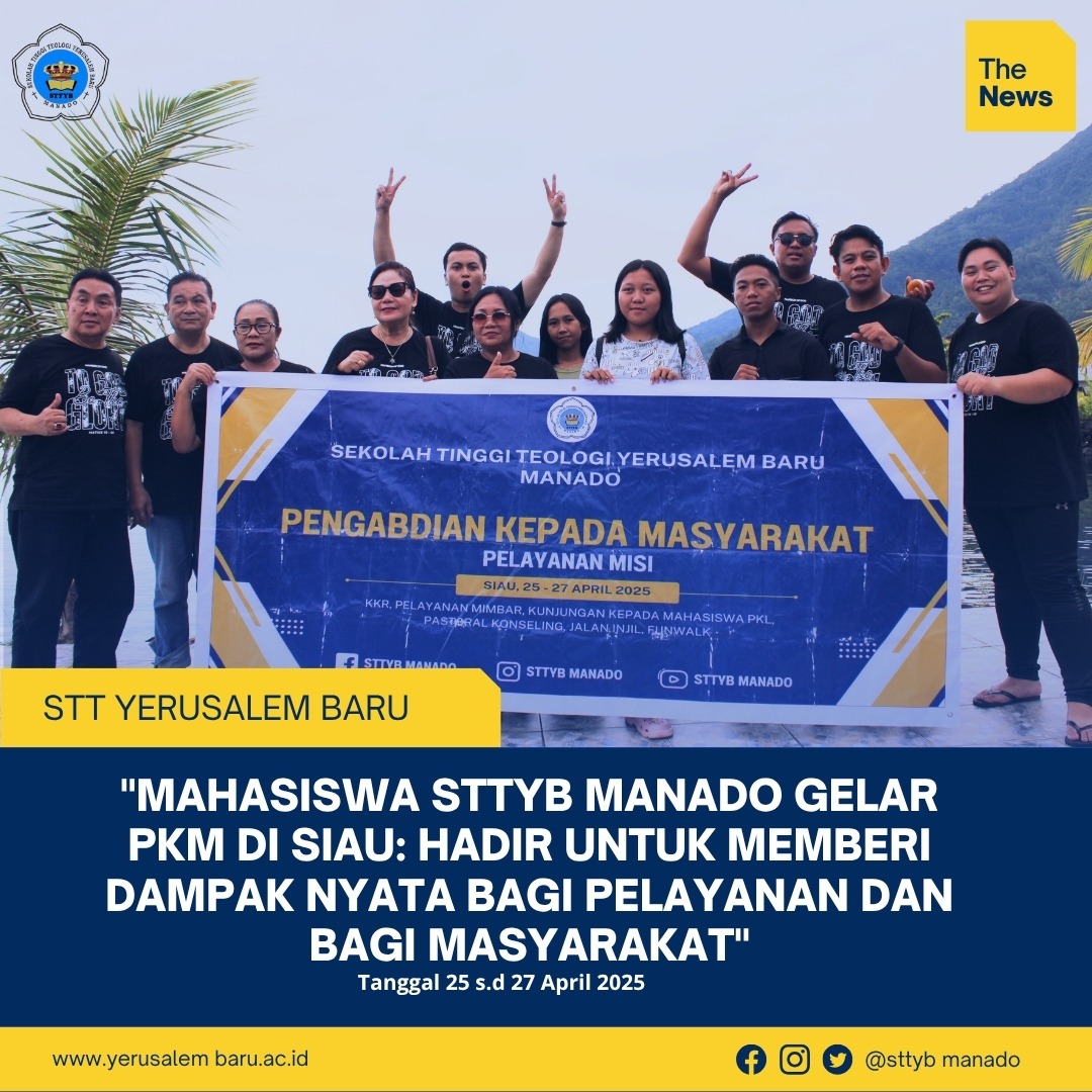Mahasiswa STTYB Manado Gelar PKM di Siau: Hadir untuk Memberi Dampak Nyata Bagi Pelayanan dan Masyarakat